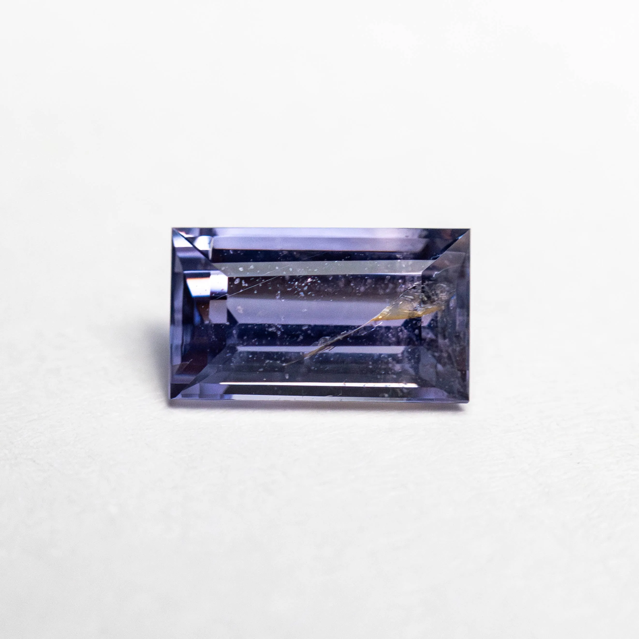 0.88ct 6.88x4.02x3.00mm Baguette Step Cut Sapphire 22744-01