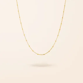 10K Gold Satellite Chain Choker