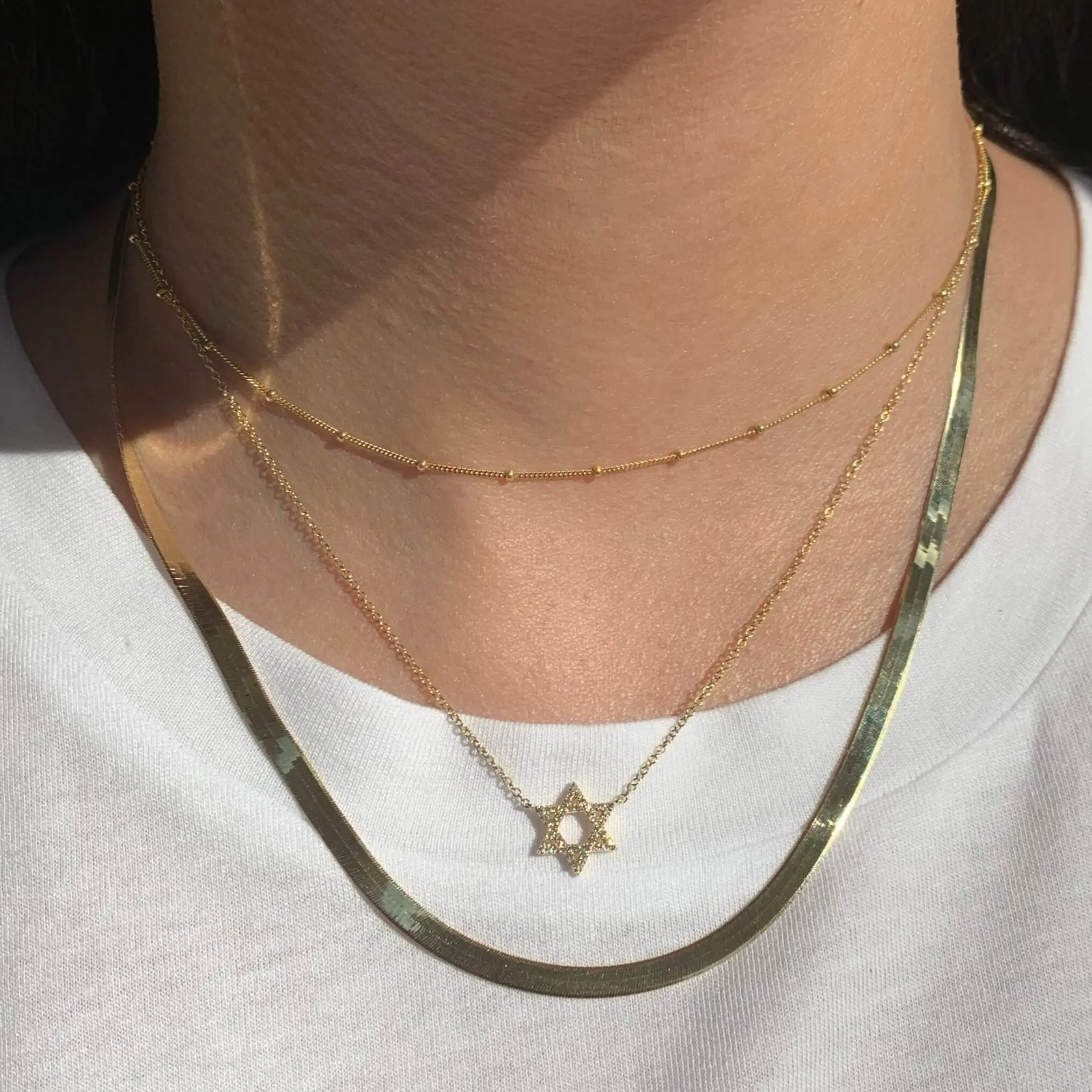 10K Gold Satellite Chain Choker