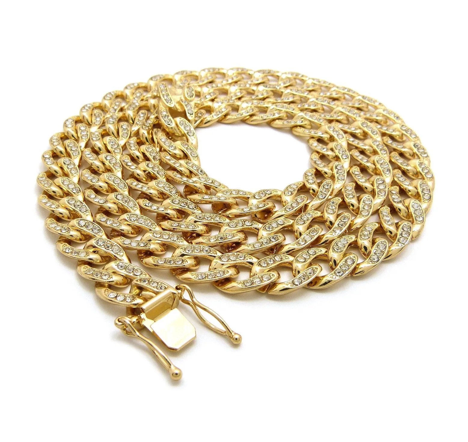 10mm Bling Cuban Link Chain