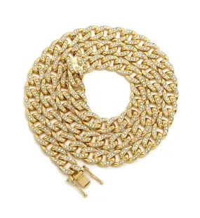 10mm Bling Cuban Link Chain