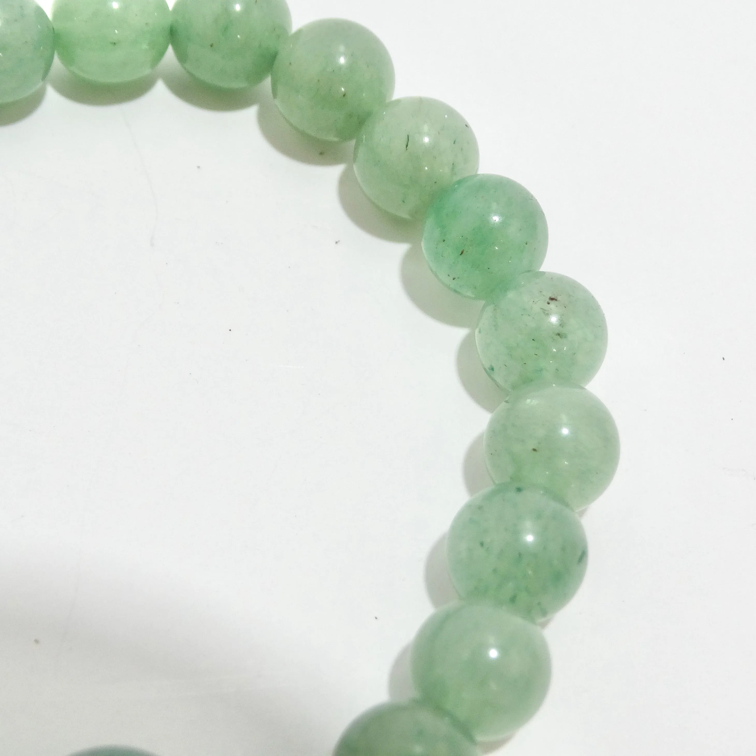 1970s Jade Jadeite Beaded Bracelet