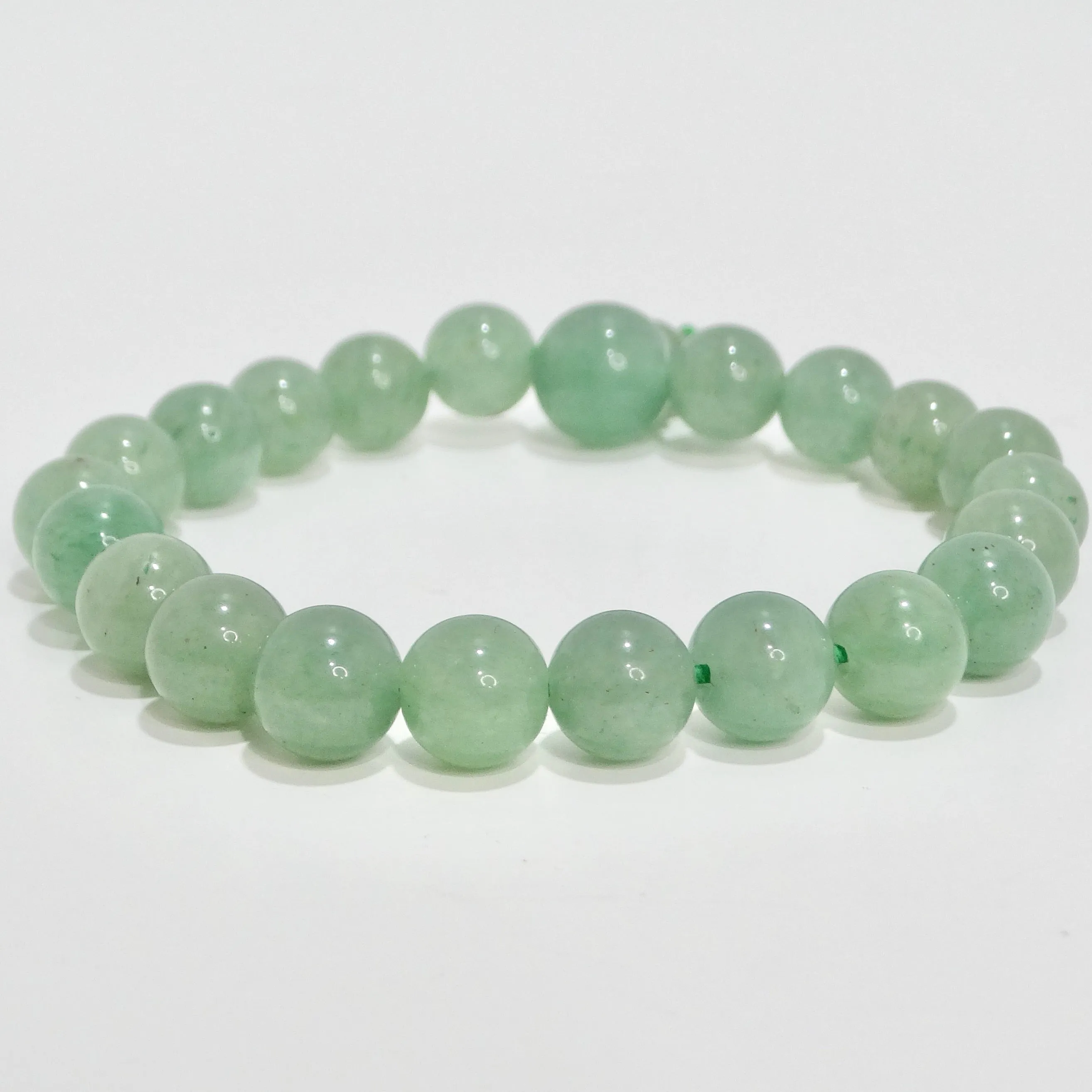 1970s Jade Jadeite Beaded Bracelet