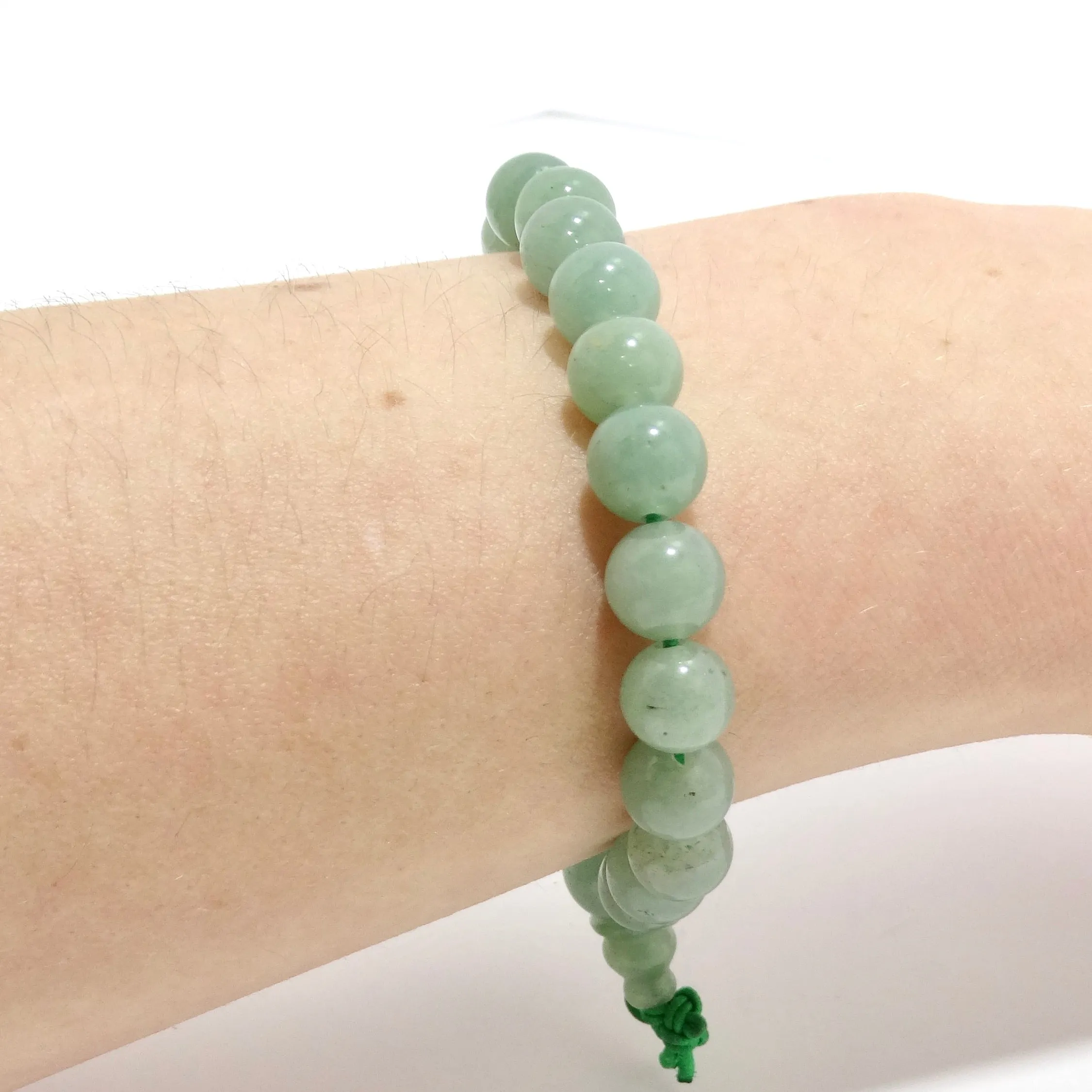 1970s Jade Jadeite Beaded Bracelet