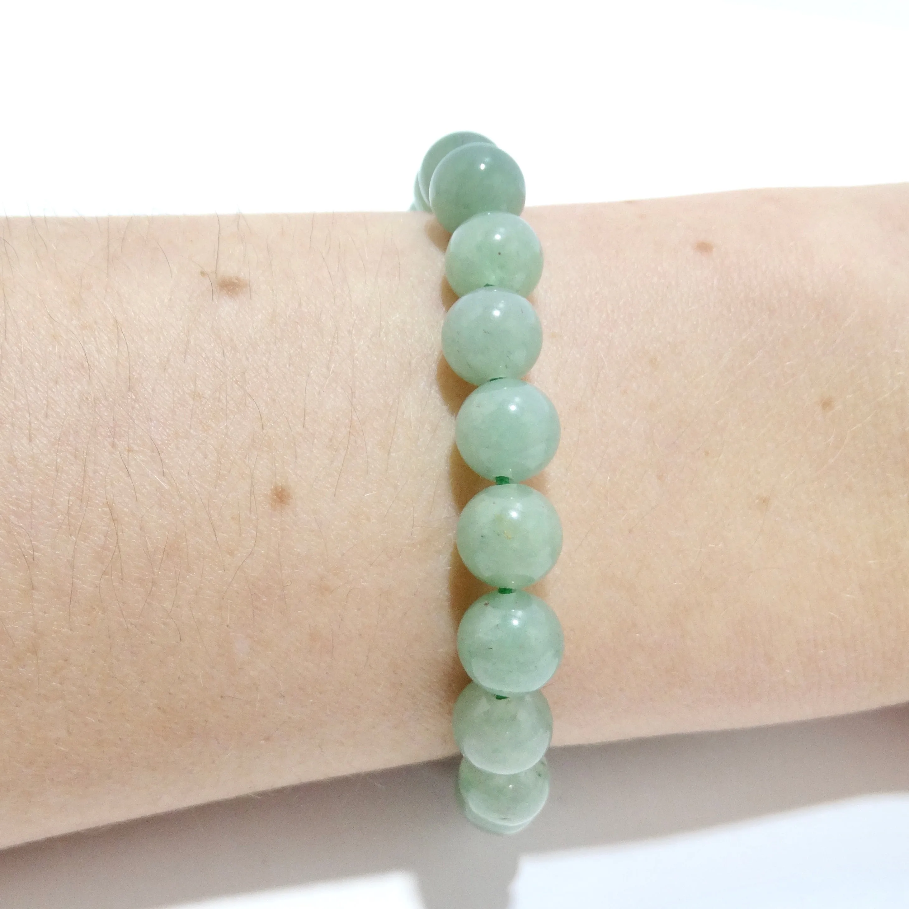 1970s Jade Jadeite Beaded Bracelet