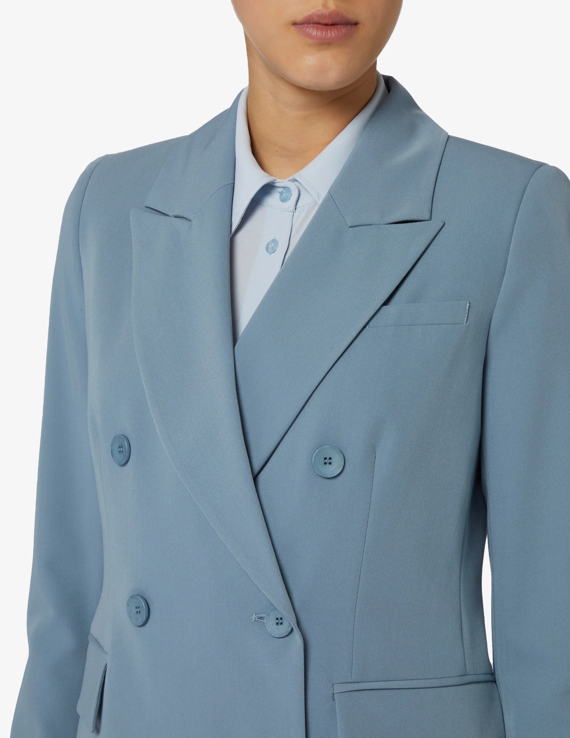 24.7 Studio Double-breasted jacket in viscose blend