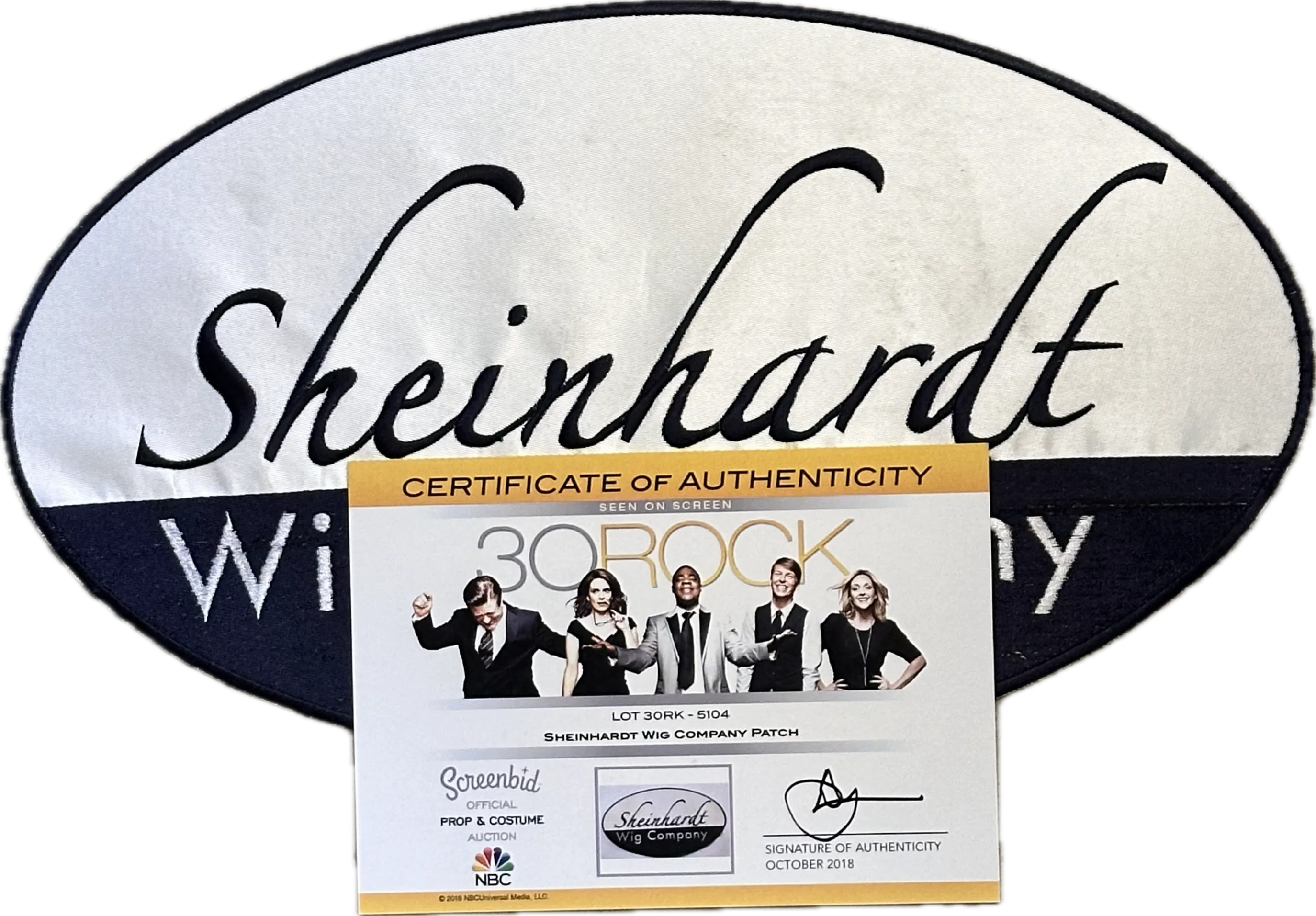 30 Rock: Jack's Sheinhardt Wig Company Patch