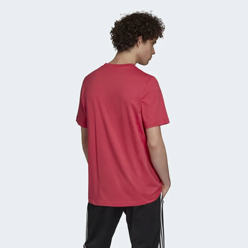 Adidas Originals Men's Size Medium Trefoil Logo Tee - Pink