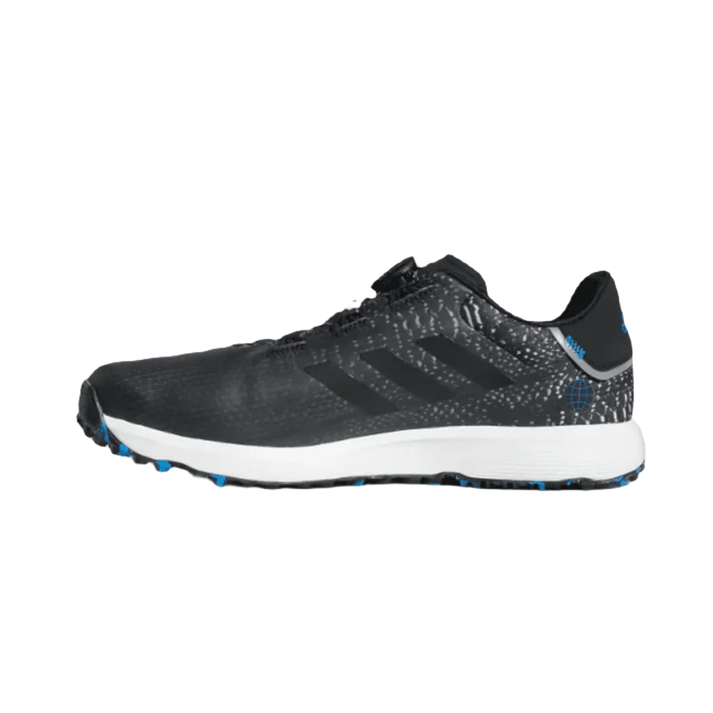 Adidas S2G BOA Wide Men's Spikeless Golf Shoes - Black