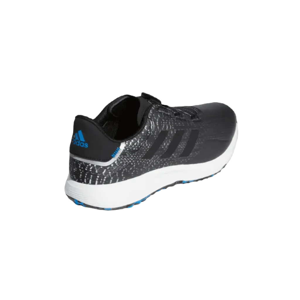 Adidas S2G BOA Wide Men's Spikeless Golf Shoes - Black