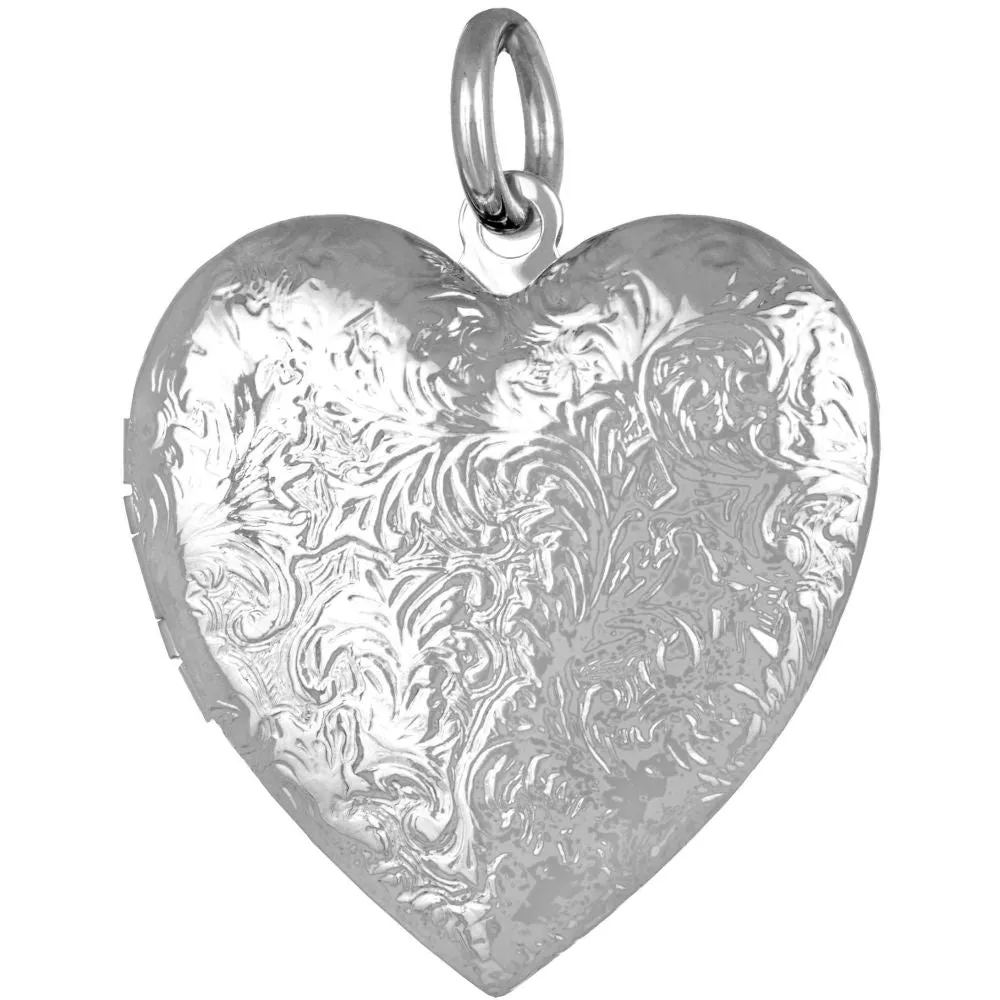 Antique Heart Locket Necklace