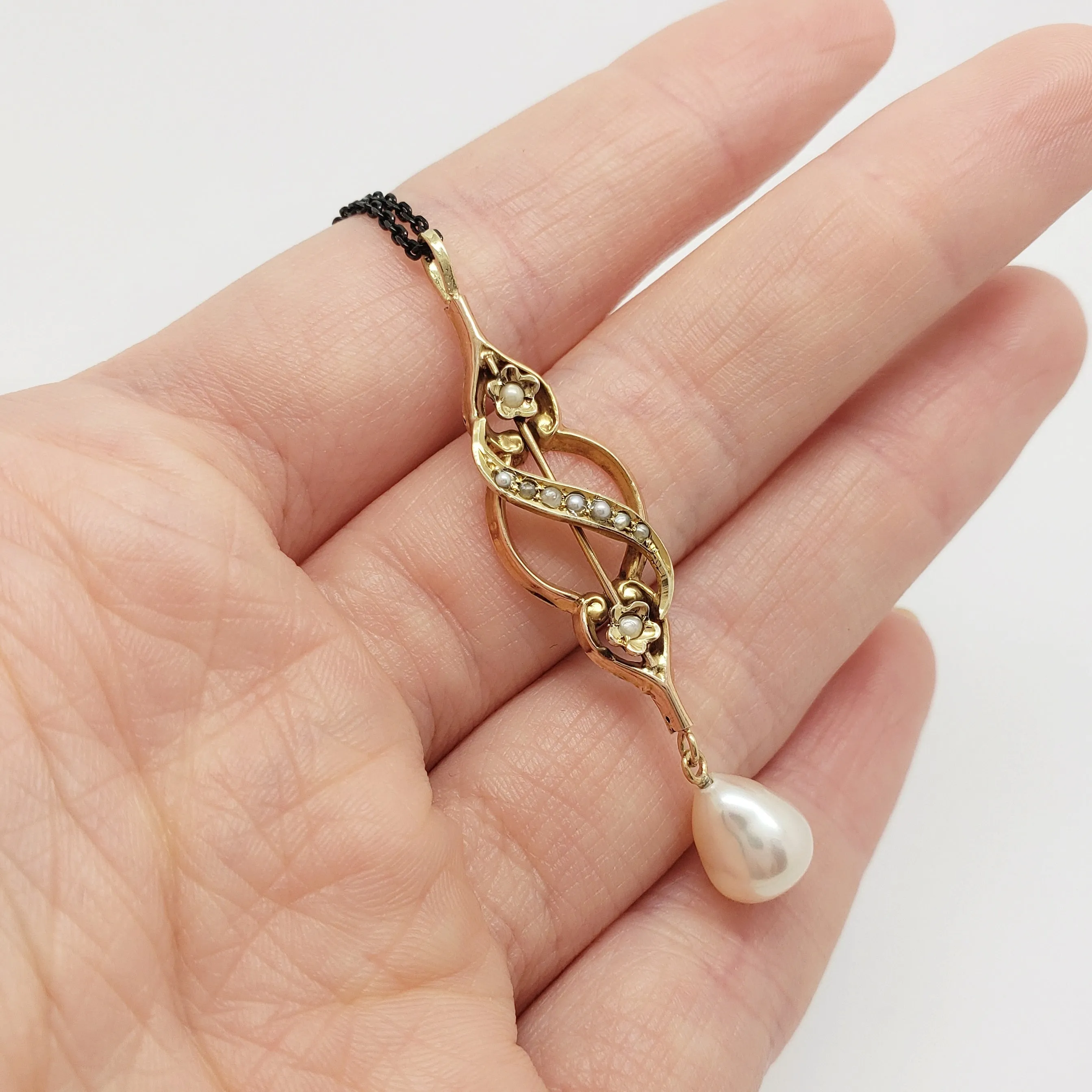 Antique Pearl Pendant