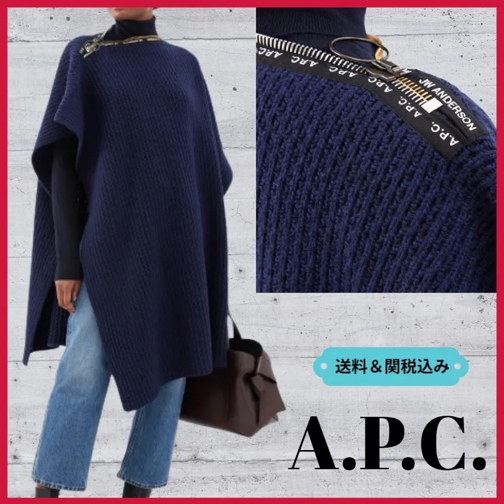 A.P.C.  |Casual Style Unisex Wool Street Style Collaboration