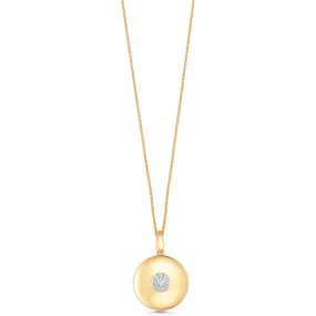 Aurora Illusion Small Round Pendant Illusion Necklace