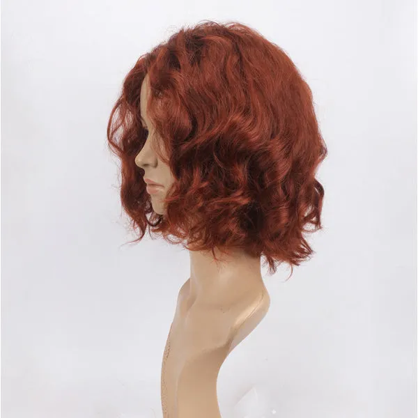 Avengers black widow wig cosplay accessory