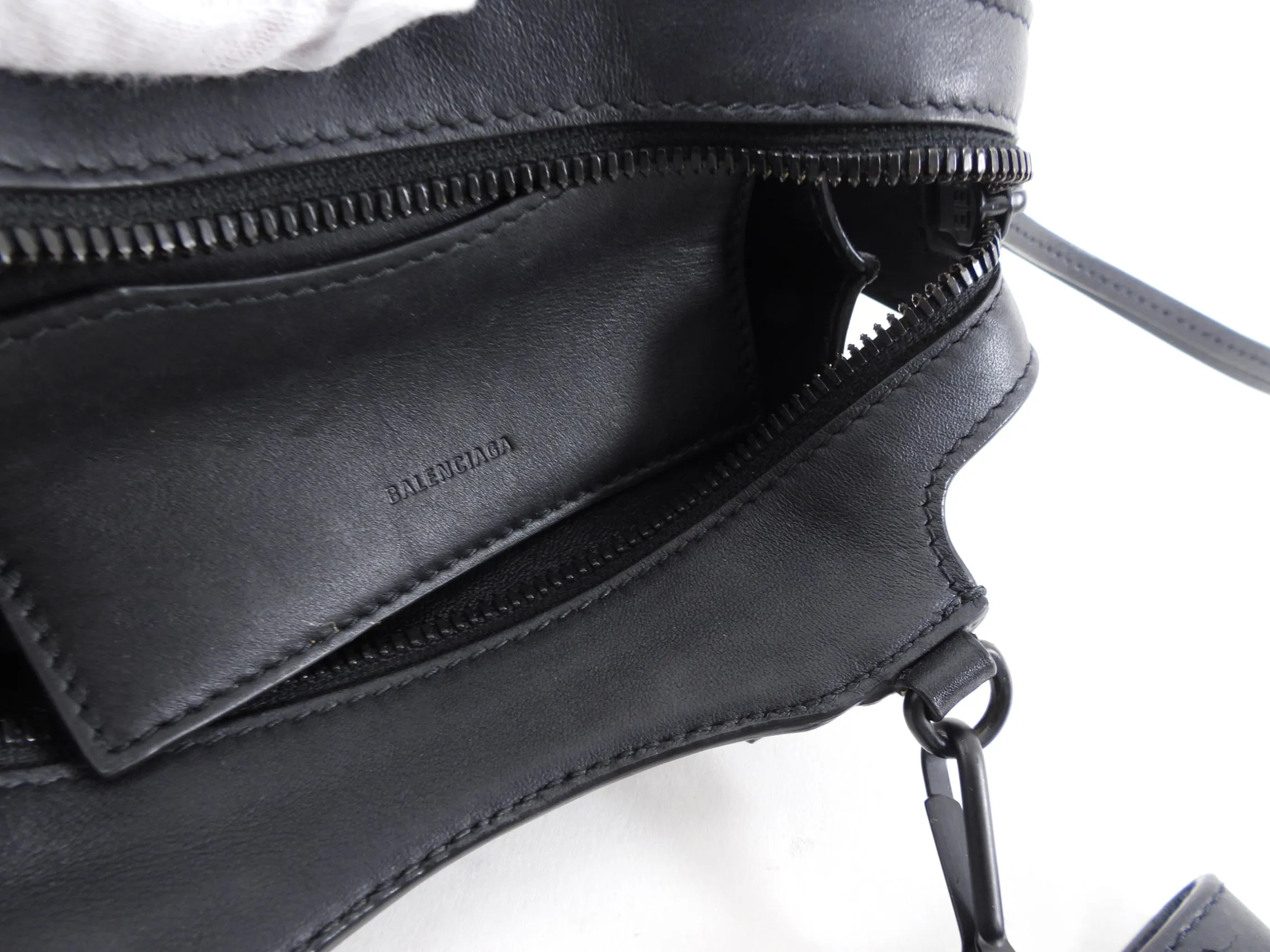 Balenciaga All Black Shadow Neo Nano Micro Bag