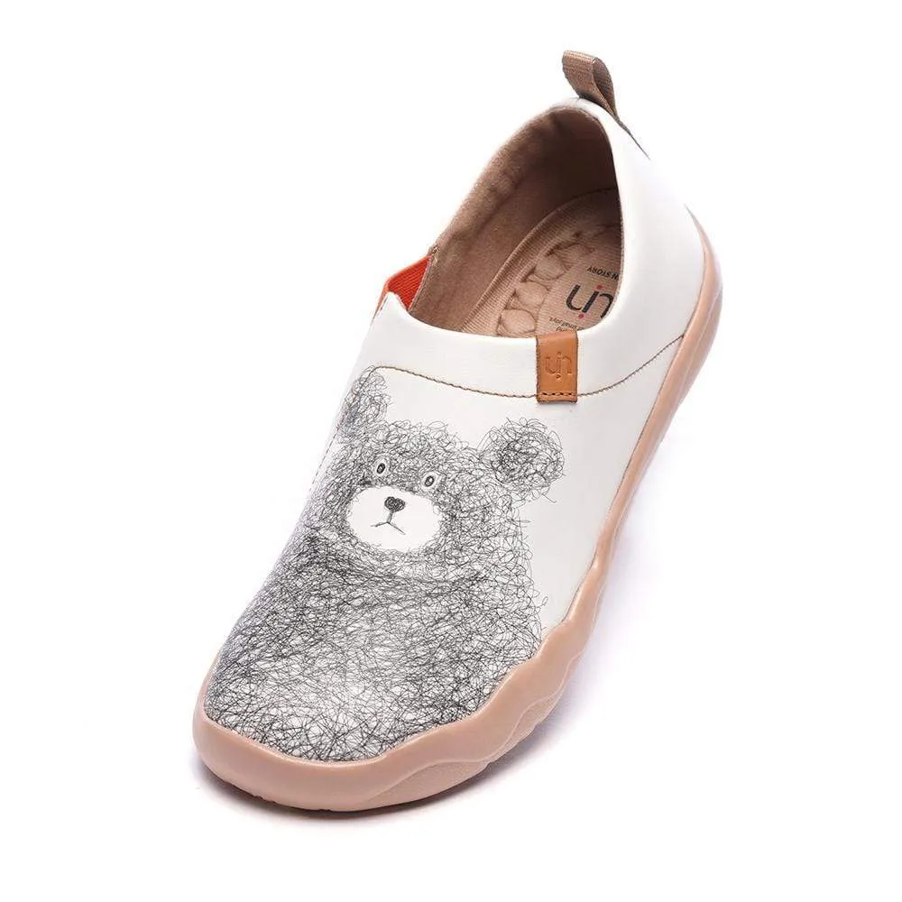 BE WITH YOU Cute Bear Female Flat Shoes