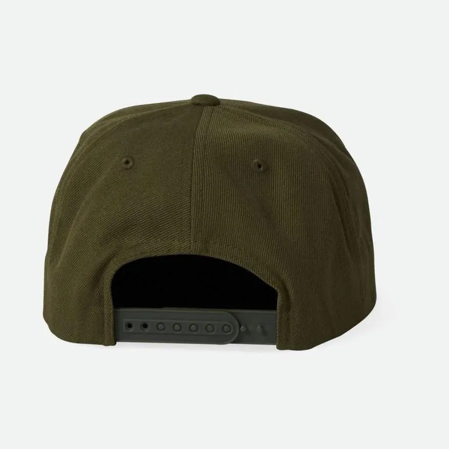 BRIXTON Oath III Snapback Hat - Olive