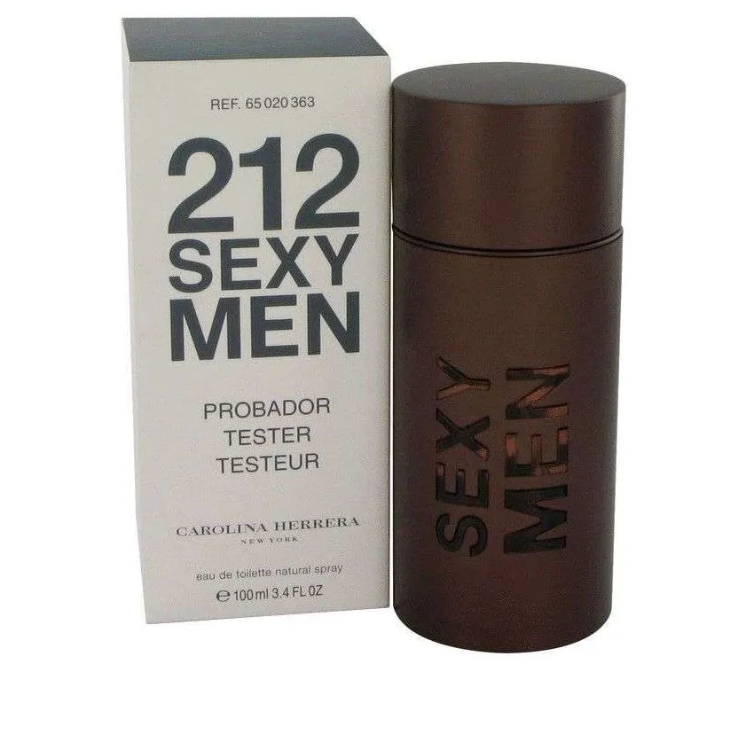 Carolina Herrera 212 Men Sexy Eau De Toilette Spray 3.4oz TESTER BOX