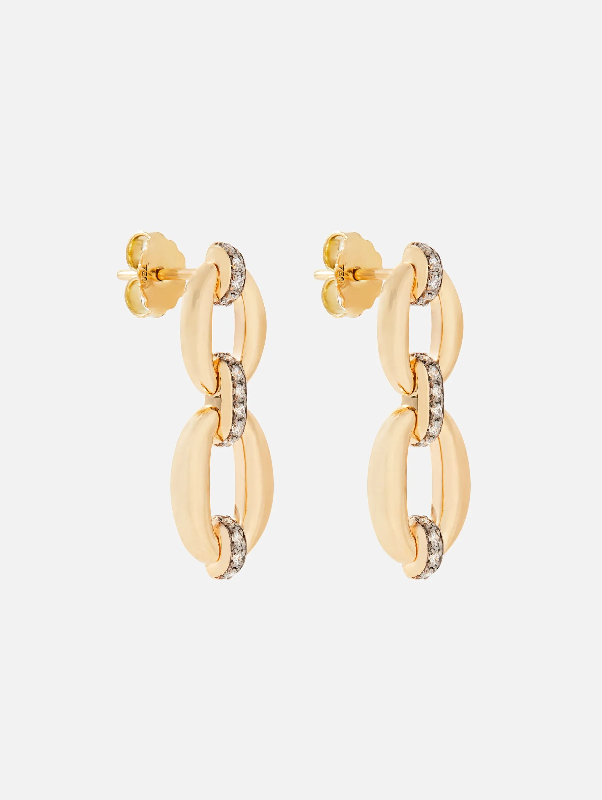 Catena Double Link Earring