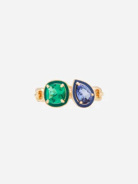 Catena Enamel Double Ring