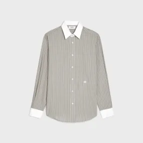 CELINE  | LOOSE CARNABY SHIRT IN STRIPED SILK 2C72A948S.18CI