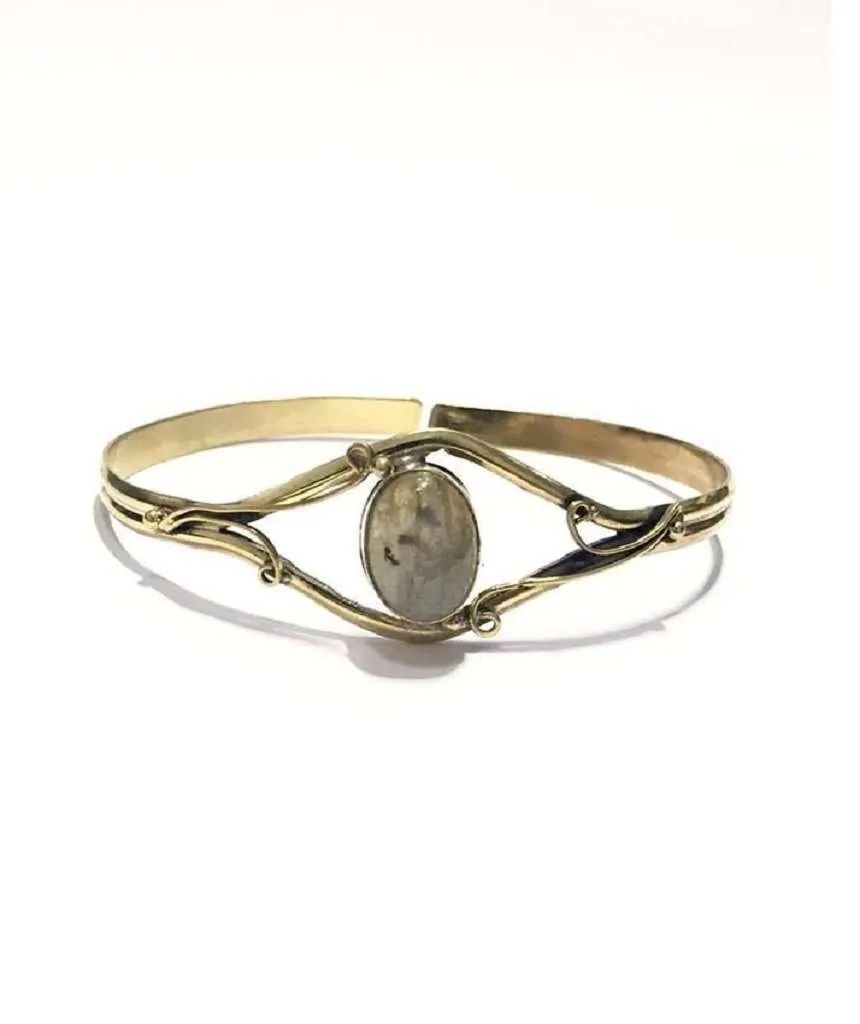 Centre Stone Bangle Bracelet