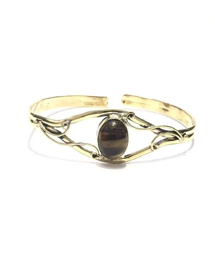 Centre Stone Bangle Bracelet