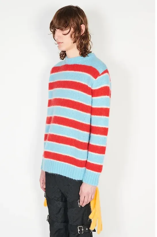 Charles Jeffrey LOVERBOY  |Crew Neck Stripes Casual Style Unisex Wool Nylon