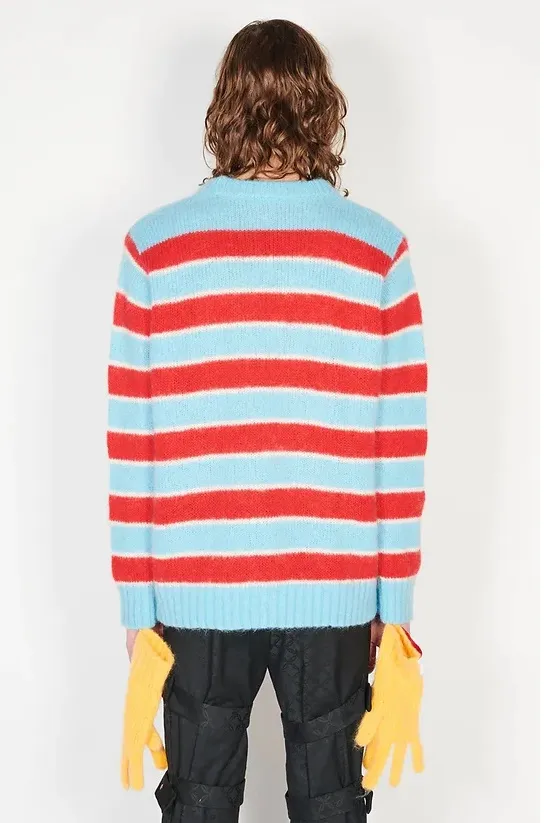 Charles Jeffrey LOVERBOY  |Crew Neck Stripes Casual Style Unisex Wool Nylon