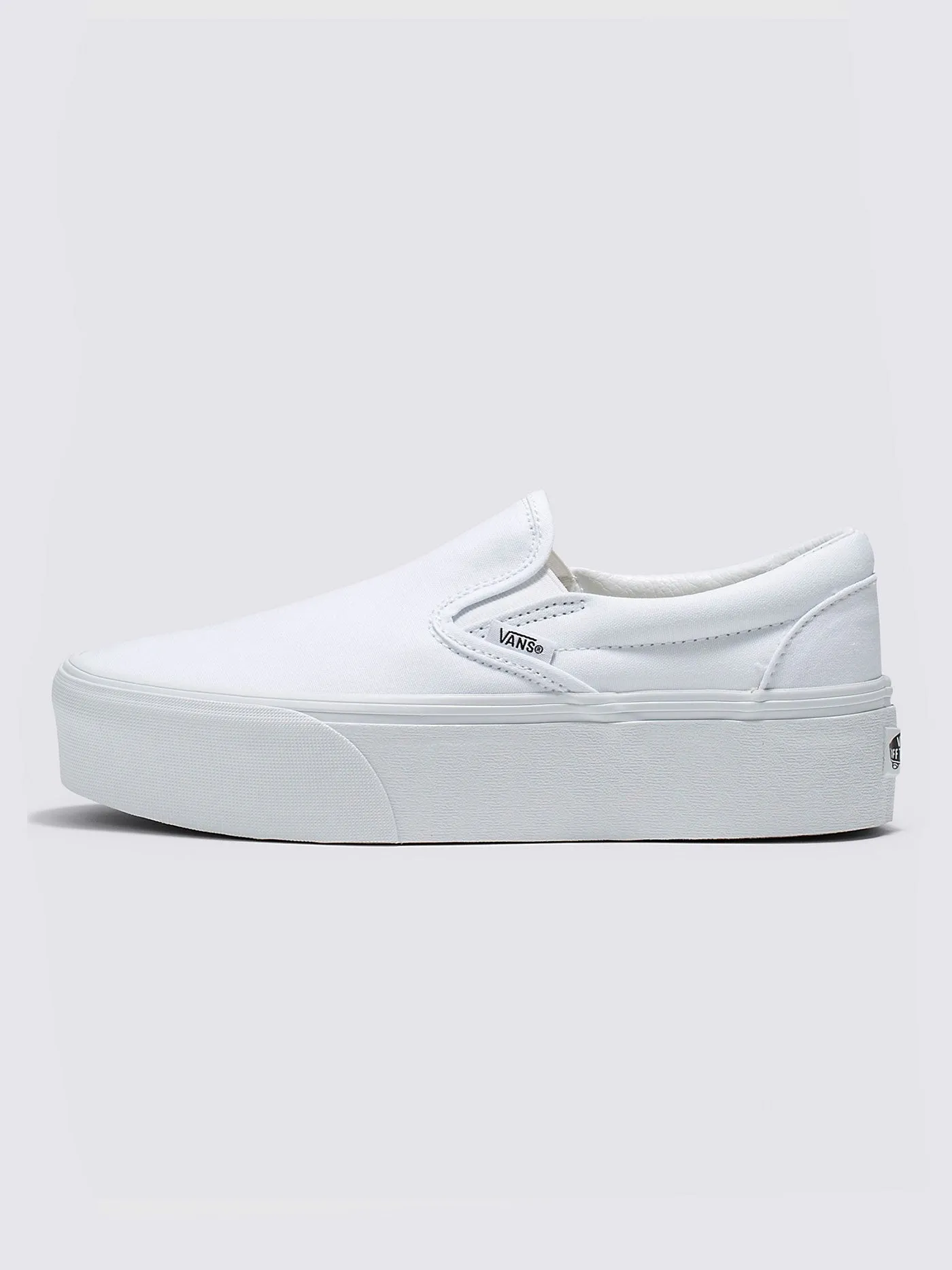 Classic Slip-on Stackform Canvas True White Shoes