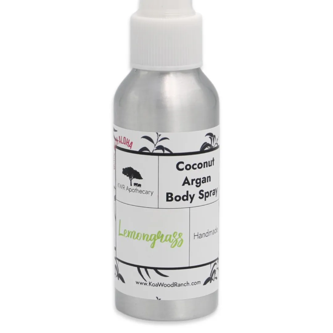 Coconut Argan Body Spray - Lemongrass