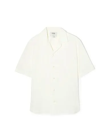 COS  |Silk Plain Cotton Short Sleeves Shirts