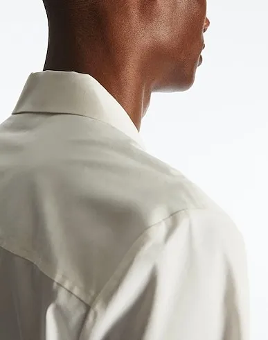 COS  |Silk Plain Cotton Short Sleeves Shirts