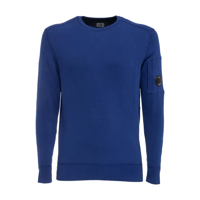 CREWNECK PULL WITH POCKET Man Blue Quarz