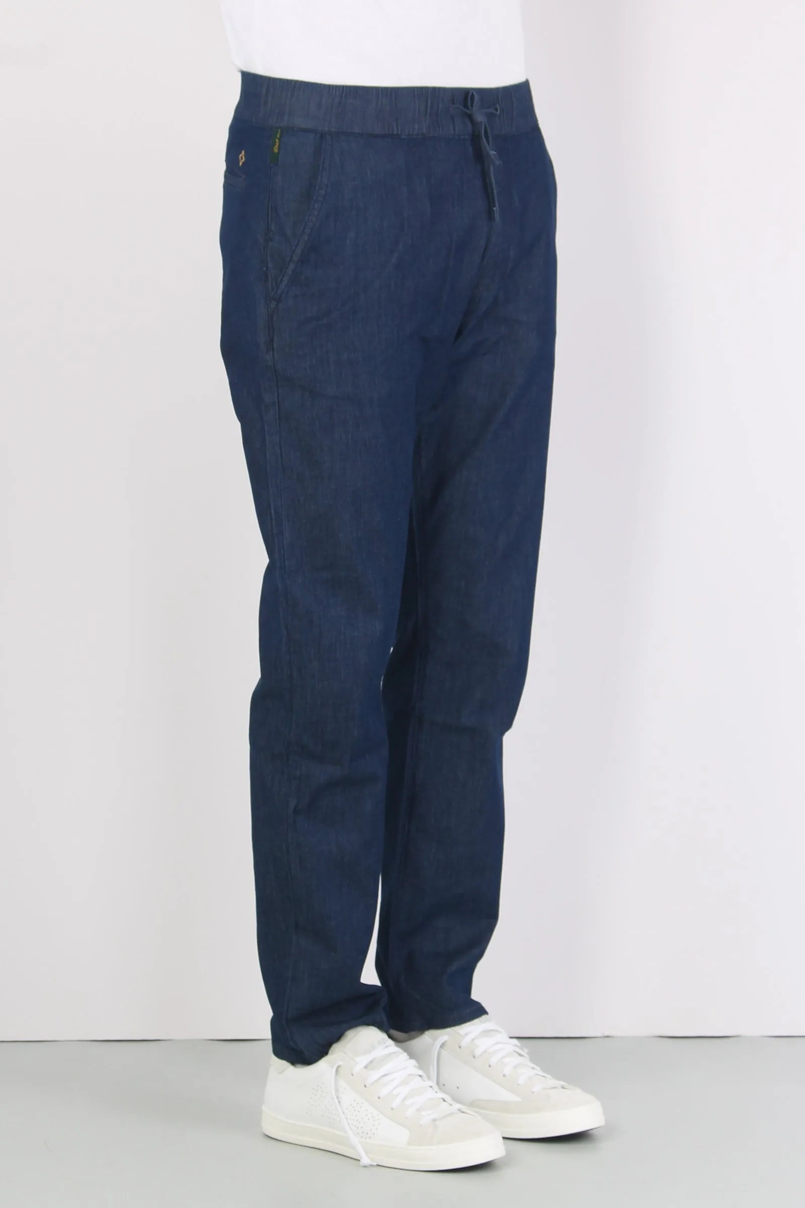 Denim Coulisse Relaxed Denim Scuro