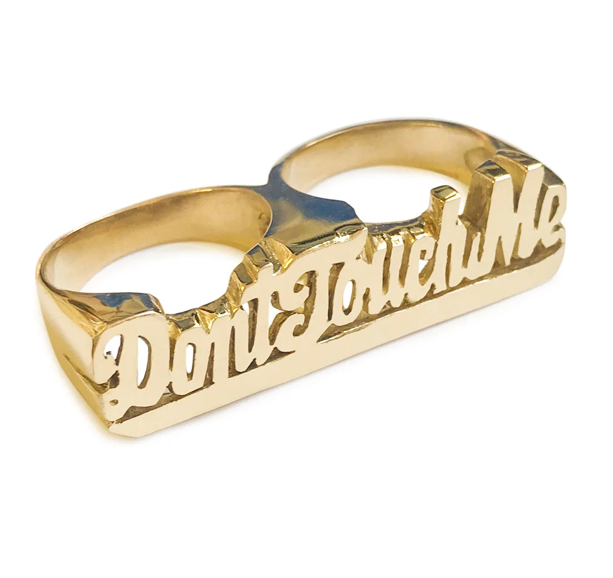 Don't Touch Me Double Finger Ring