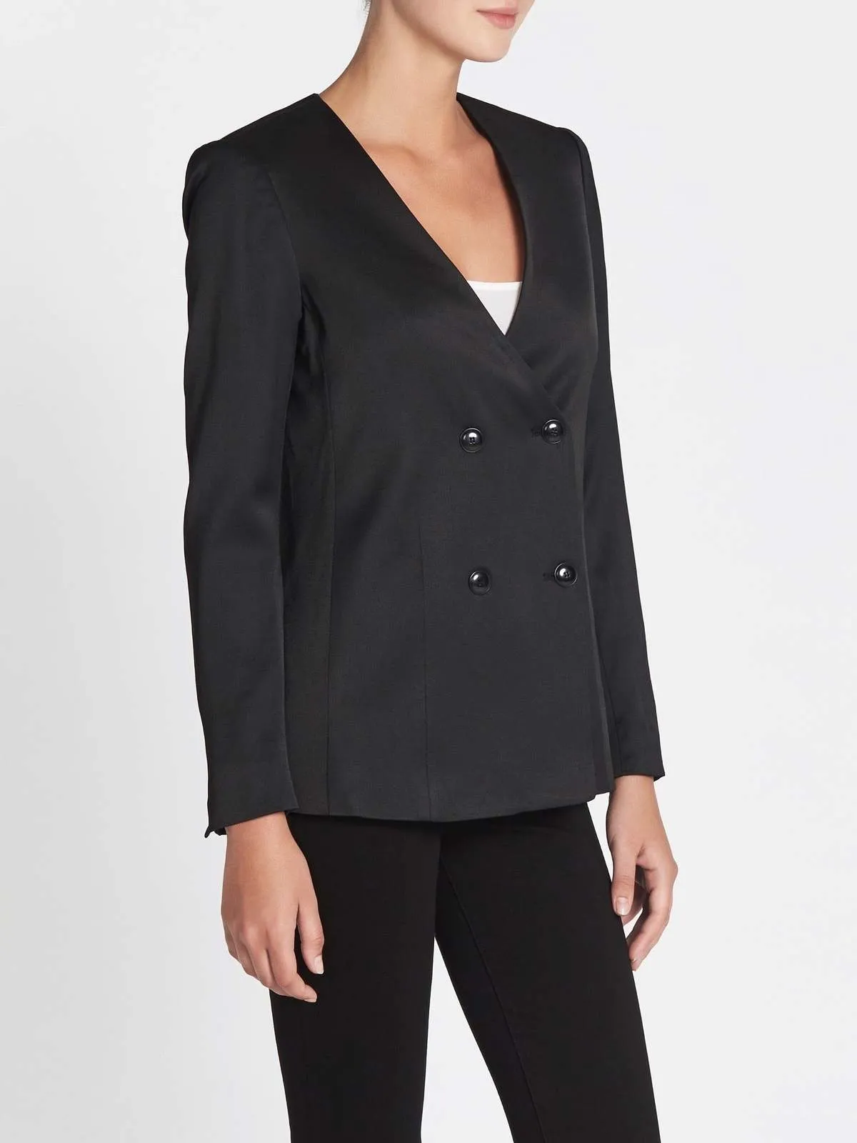 Double Breasted Jacket - black