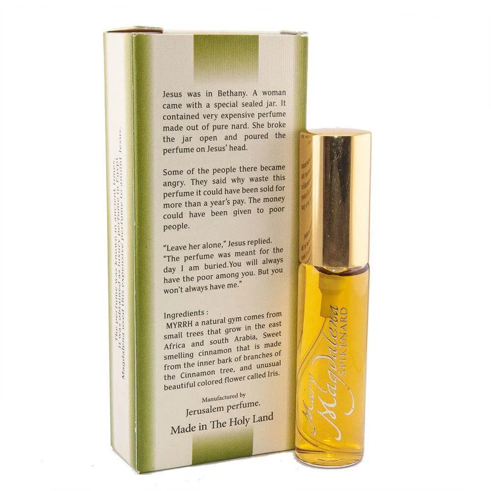 Eau de Toilette Mary Magdalena Spikenard Bible's Scent Green 0,3 fl.oz (10 ml)