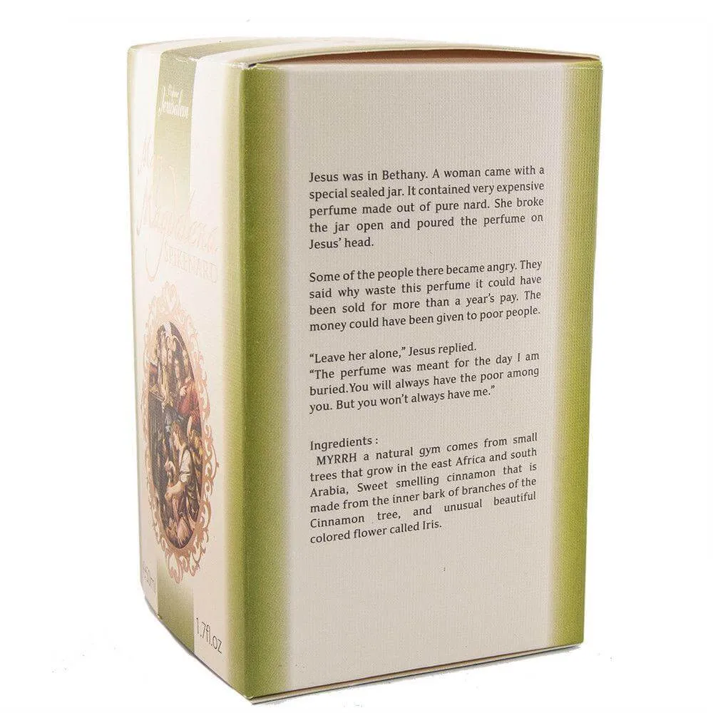 Eau de Toilette Mary Magdalena Spikenard Bible's Scent Green 1,7fl.oz (50 ml)