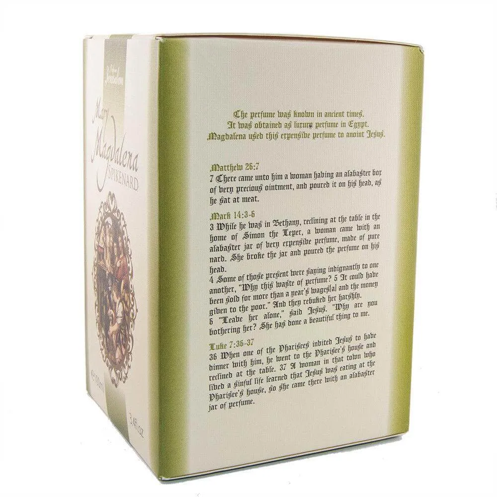 Eau de Toilette Mary Magdalena Spikenard Bible's Scent Green 3,3 fl.oz (100ml)