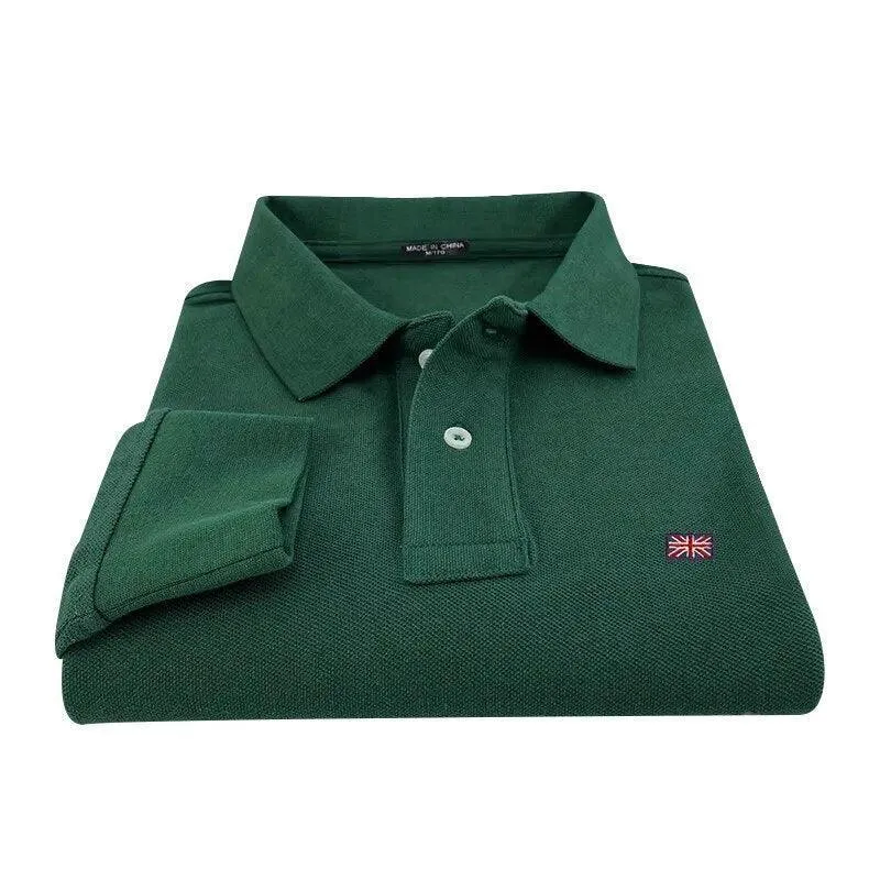 Embroidered Logo Men Polo Shirt