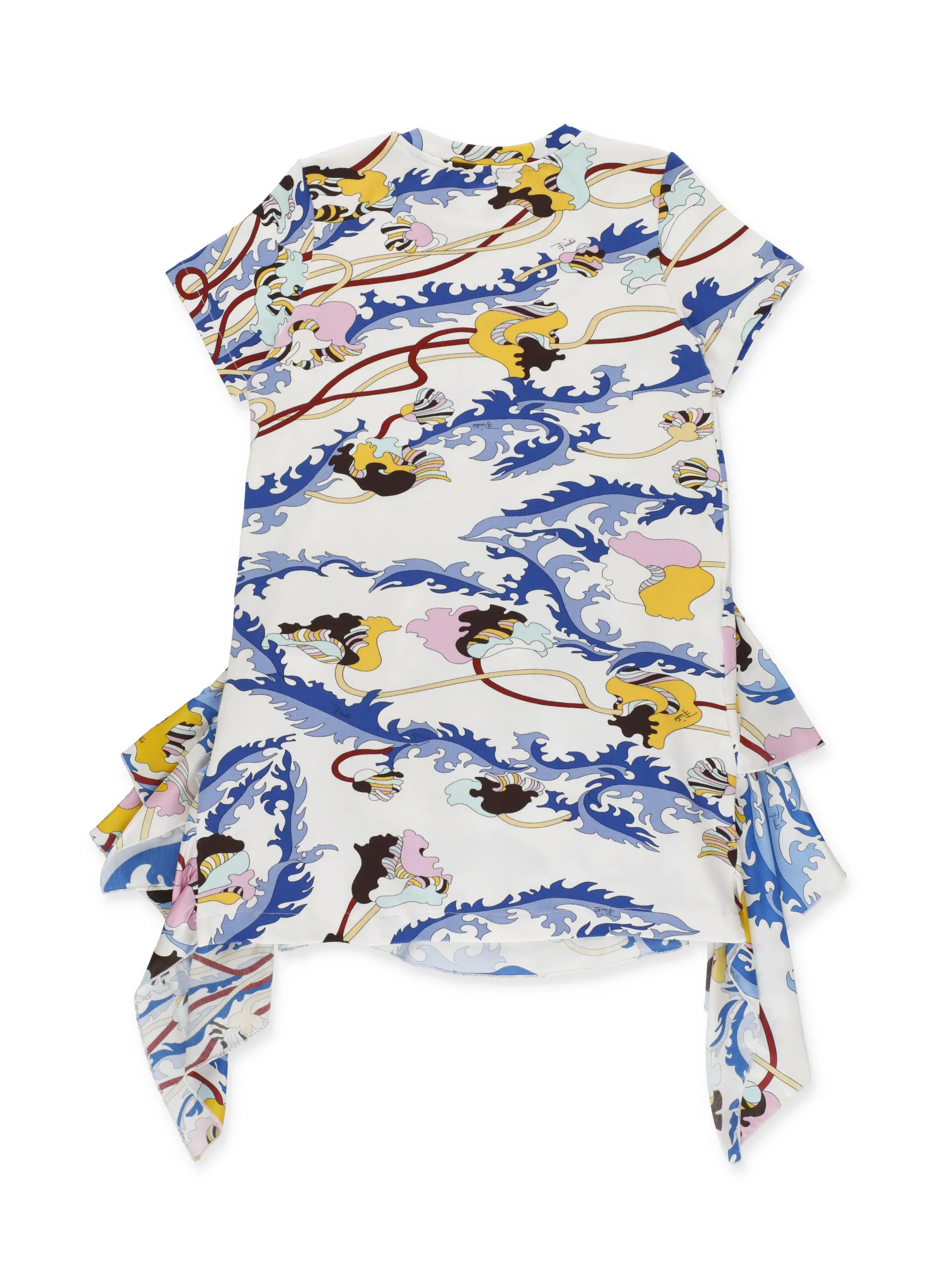 Emilio Pucci Junior Graphic Printed Crewneck T-Shirt Dress