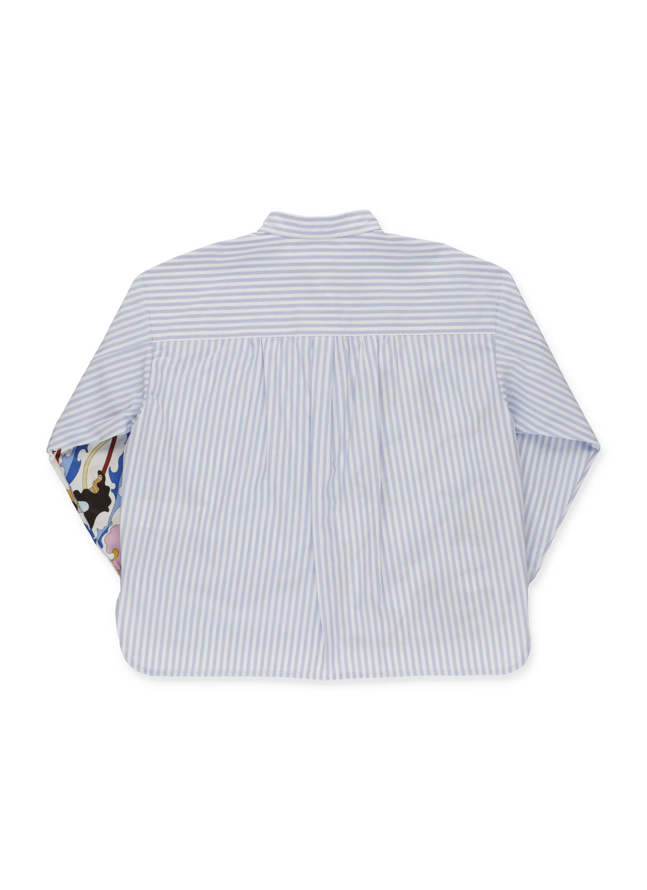 Emilio Pucci Junior Stripe Panelled Long Sleeved Shirt