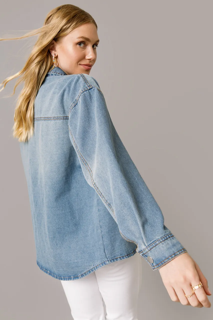 Erica Oversized Denim Jacket