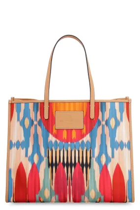 Etro Logo Patch Tote Bag