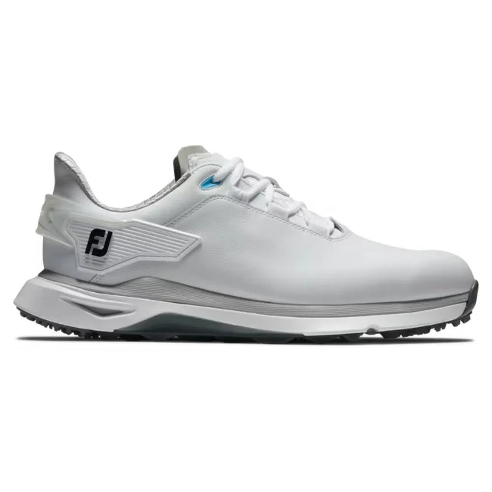 FootJoy Mens Pro/SLX Spikeless Laced Shoes - White/White/Gray