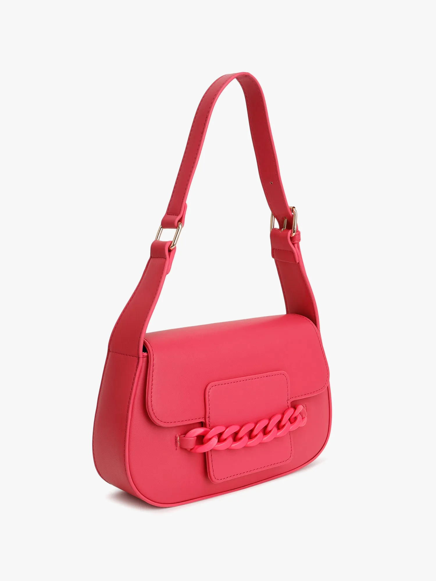 Front Flap Chain Shoulder Bag