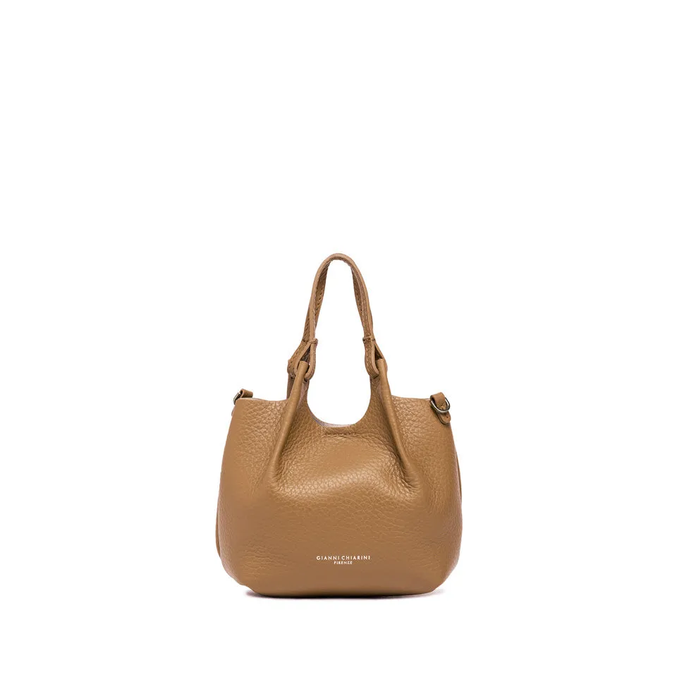 Gianni Chiarini Leather Handbag Bs-9718-Rngdbl Brown