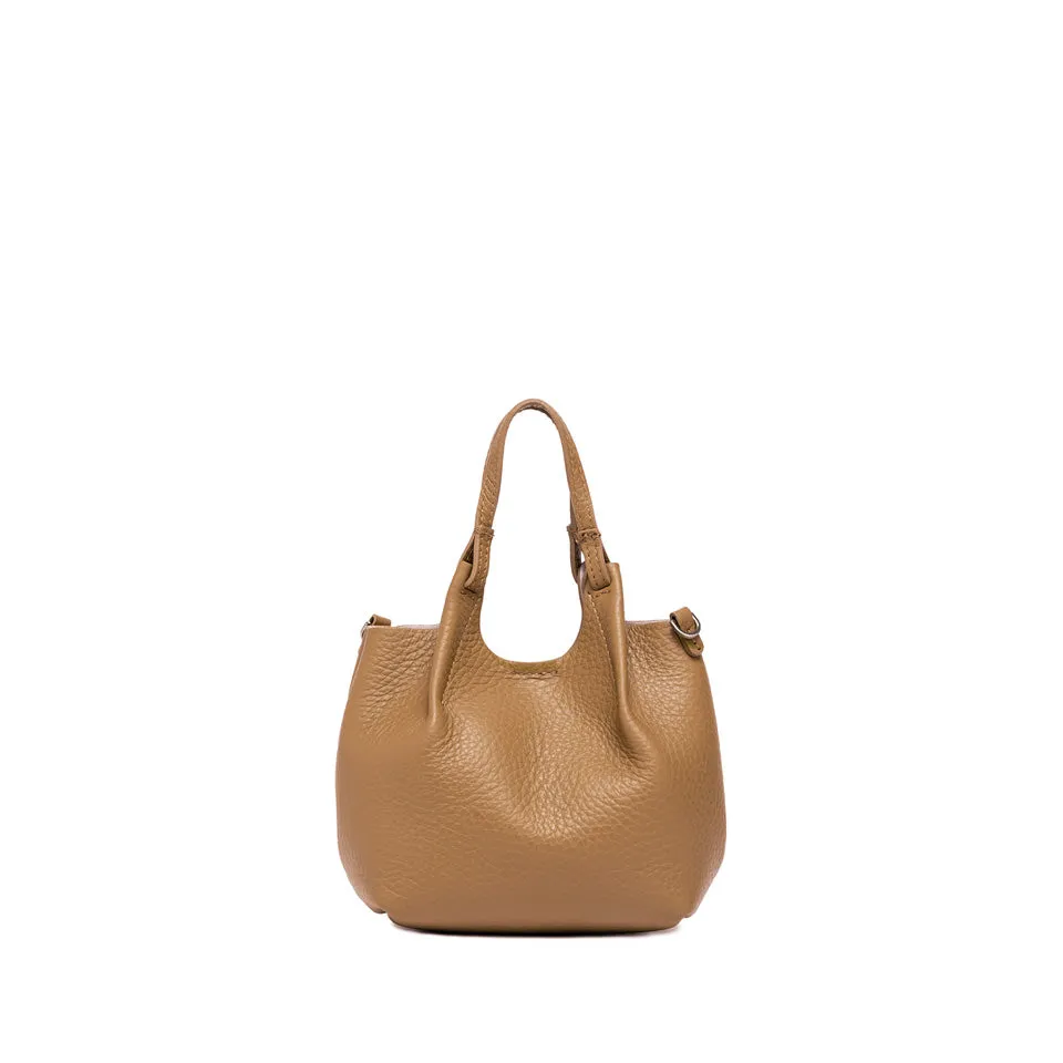 Gianni Chiarini Leather Handbag Bs-9718-Rngdbl Brown